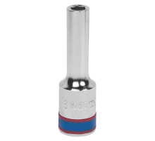 Головка торцевая глубокая шестигранная 1/2", 8 мм KING TONY 423508M Головка торцевая глубокая шестигранная 1/2", 8 мм KING TONY 423508M