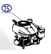 Двигатель бензиновый KV180A SAV (G46;51;53)/Gasoline engine KV180A SAV (G46;51;53), №51 (31303500020)