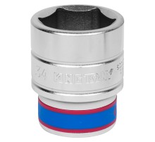 Головка торцевая стандартная шестигранная 3/4", 34 мм KING TONY 633534M
