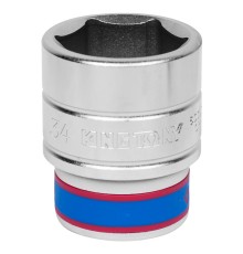 Головка торцевая стандартная шестигранная 3/4", 34 мм KING TONY 633534M Головка торцевая стандартная шестигранная 3/4", 34 мм KING TONY 633534M