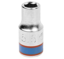 Головка торцевая стандартная шестигранная 1/4", 5,5 мм KING TONY 233555M
