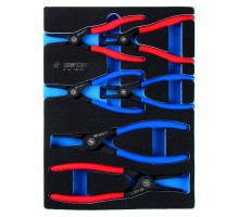 Набор съемников стопорных колец, ложемент, 6 предметов KING TONY 9-42156GPV