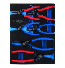 Набор съемников стопорных колец, ложемент, 6 предметов KING TONY 9-42156GPV