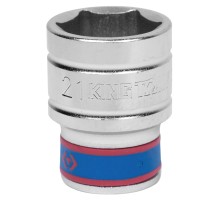 Головка торцевая стандартная шестигранная 1/2", 21 мм KING TONY 433521M