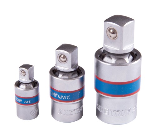 Набор карданов шаровых 1/4", 3/8", 1/2", 3 предмета KING TONY 9113PR Набор карданов шаровых 1/4", 3/8", 1/2", 3 предмета KING TONY 9113PR