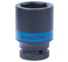 Головка торцевая ударная глубокая шестигранная 1", 48 мм KING TONY 843548M Головка торцевая ударная глубокая шестигранная 1", 48 мм KING TONY 843548M