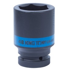 Головка торцевая ударная глубокая шестигранная 1", 48 мм KING TONY 843548M