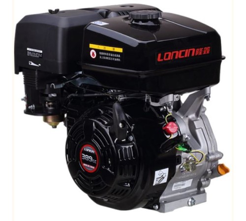 Двигатель бензиновый Loncin G390F(Ø25mm) TSS RH-500L/Engine TSS RH-500L, №10 (Q500-10)