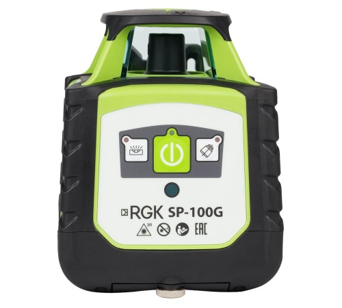 Комплект: ротационный нивелир RGK SP-100G + элевационный штатив RGK SH-340 Комплект: ротационный нивелир RGK SP-100G + элевационный штатив RGK SH-340