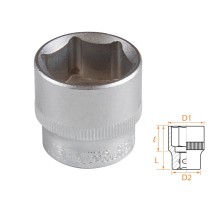 Головка торцевая стандартная шестигранная 3/8", 24 мм AFFIX AF00030024