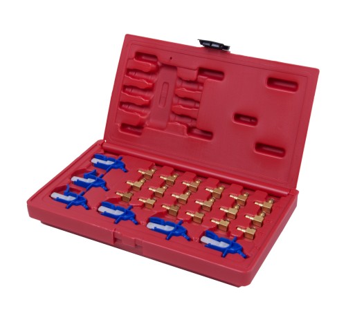 Набор переходников для набора Common Rail, кейс, 24 предметов МАСТАК 120-04024C