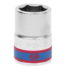 Головка торцевая стандартная шестигранная 3/4", 24 мм KING TONY 633524M