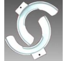 Ремкомплект для стяжки пружин 100-00008C, скоба стяжная 125 - 215 мм, 2 шт МАСТАК 100-00008CR03