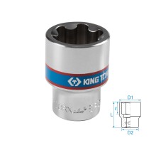 Головка торцевая TORX Plus 1/2", EP30, L = 45 мм KING TONY 433E30M