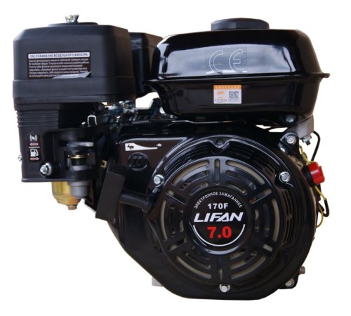 Двигатель бензиновый Lifan 170F ECONOMIC (7л.с. вал 19мм)/Engine Двигатель бензиновый Lifan 170F ECONOMIC (7л.с. вал 19мм)/Engine