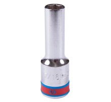 Головка торцевая глубокая шестигранная 1/2", 7/16", дюймовая KING TONY 423514S