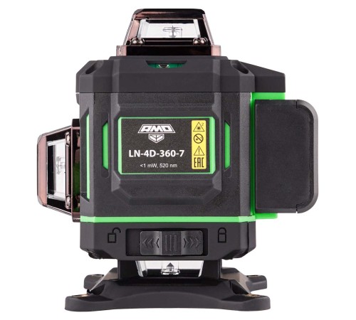 Лазерный уровень AMO LN 4D-360-7 с зеленым лучом Лазерный уровень AMO LN 4D-360-7 с зеленым лучом