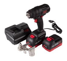 Аккумуляторный термофен,18 В, 7 предметов MIGHTY SEVEN DHG-101A