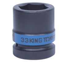 Головка торцевая ударная шестигранная 1", 33 мм KING TONY 853533M