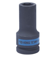 Головка торцевая ударная глубокая шестигранная 3/4", 19 мм KING TONY 643519M