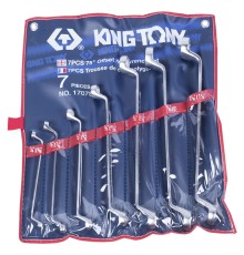 Набор накидных ключей, 1/4"-9/8", 7 предметов KING TONY 1707SR Набор накидных ключей, 1/4"-9/8", 7 предметов KING TONY 1707SR