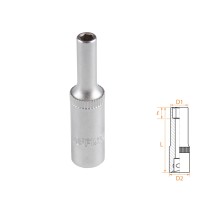 Головка торцевая глубокая шестигранная 1/4", 4 мм AFFIX AF00120004