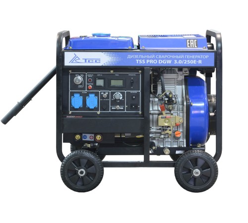 Дизельный сварочный генератор TSS PRO DGW 3.0/250E-R Дизельный сварочный генератор TSS PRO DGW 3.0/250E-R