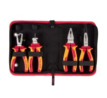 Набор пассатижей и бокорезов диэлектрических, 4 предмета, в футляре на молнии TOLSEN TTV83204