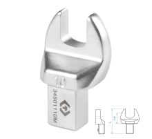 Насадка рожковая серии "FIT", 10 мм, 9х12 мм KING TONY 34501110M