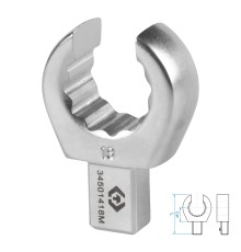 Насадка разрезная серии "FIT", 18 мм, 9х12 мм KING TONY 34501418M