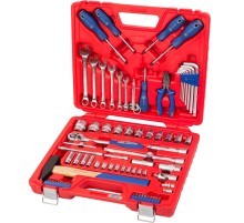 Набор инструментов 77 предметов, универсальный МАСТАК 0-077C