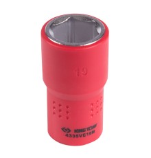 Головка торцевая диэлектрическая шестигранная 1/2", 19 мм KING TONY 4335VE19M