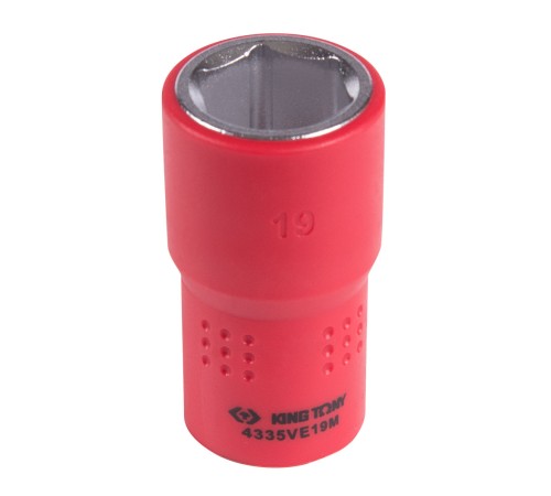 Головка торцевая диэлектрическая шестигранная 1/2", 19 мм KING TONY 4335VE19M