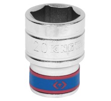Головка торцевая стандартная шестигранная 1/2", 20 мм KING TONY 433520M