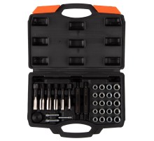 Набор для восстановления резьбы свечей накаливания, 33 предмета, кейс AFFIX AF10312033C