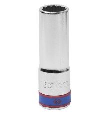 Головка торцевая глубокая двенадцатигранная 1/2", 16 мм KING TONY 423016M