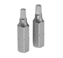 Набор вставок (бит) торцевых 1/4", Square, S2, 25 мм, 2 предмета TOLSEN TT20239 Набор вставок (бит) торцевых 1/4", Square, S2, 25 мм, 2 предмета TOLSEN TT20239