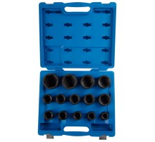 Набор ударных торцевых головок 3/4", шестигранные, 24-65 мм, 14 предметов KING TONY 6424MP