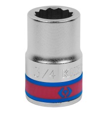 Головка торцевая стандартная двенадцатигранная 3/4", 3/4", дюймовая KING TONY 633024S Головка торцевая стандартная двенадцатигранная 3/4", 3/4", дюймовая KING TONY 633024S