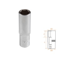 Головка торцевая глубокая шестигранная 3/8", 13 мм AFFIX AF00130013 Головка торцевая глубокая шестигранная 3/8", 13 мм AFFIX AF00130013