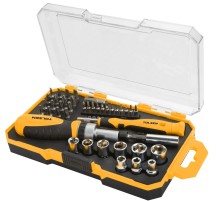 Набор вставок (бит) 1/4", PH, PZ, Hex, Torx, Slotted, 42 предмета TOLSEN TT20041 Набор вставок (бит) 1/4", PH, PZ, Hex, Torx, Slotted, 42 предмета TOLSEN TT20041