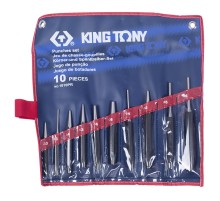 Набор выколоток, бородков, кернеров, 10 предметов KING TONY 1010PR Набор выколоток, бородков, кернеров, 10 предметов KING TONY 1010PR