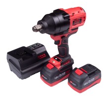 Гайковерт аккумуляторный ударный 3/4", 1900 Нм, 18 В, 4 предмета, кейс MIGHTY SEVEN DW-601A Гайковерт аккумуляторный ударный 3/4", 1900 Нм, 18 В, 4 предмета, кейс MIGHTY SEVEN DW-601A