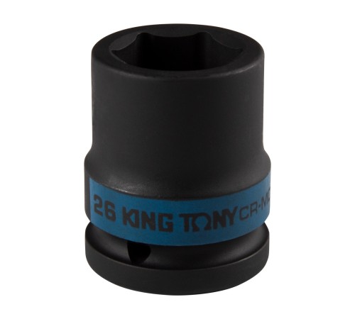 Головка торцевая ударная шестигранная 3/4", 26 мм KING TONY 653526M Головка торцевая ударная шестигранная 3/4", 26 мм KING TONY 653526M