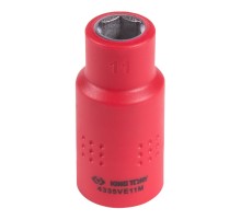 Головка торцевая диэлектрическая шестигранная 1/2", 11 мм KING TONY 4335VE11M Головка торцевая диэлектрическая шестигранная 1/2", 11 мм KING TONY 4335VE11M