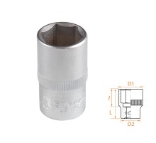 Головка торцевая стандартная шестигранная 1/2", 16 мм AFFIX AF00040016