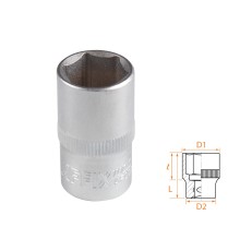 Головка торцевая стандартная шестигранная 1/2", 16 мм AFFIX AF00040016 Головка торцевая стандартная шестигранная 1/2", 16 мм AFFIX AF00040016