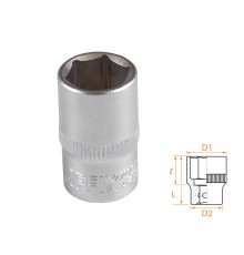 Головка торцевая стандартная шестигранная 3/8", 12 мм AFFIX AF00030012