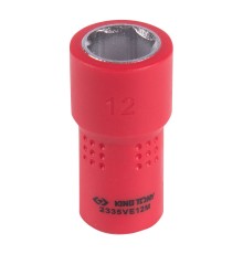 Головка торцевая диэлектрическая шестигранная 1/4", 12 мм KING TONY 2335VE12M