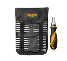 Набор вставок (бит) 1/4", PH, PZ, Hex, Torx, Slotted, 26 предметов TOLSEN TT20186 Набор вставок (бит) 1/4", PH, PZ, Hex, Torx, Slotted, 26 предметов TOLSEN TT20186